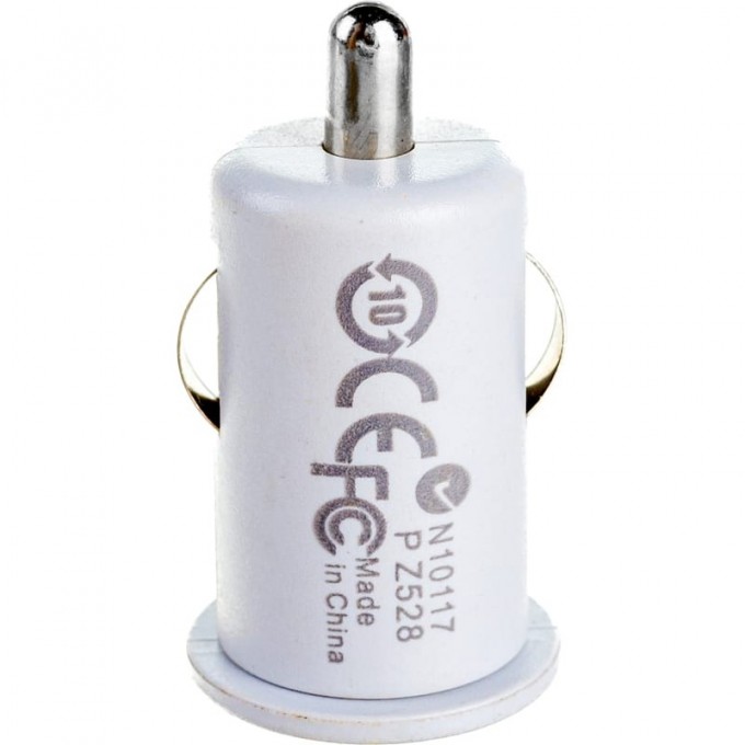 Автозарядка REXANT в прикуриватель USB (АЗУ) (5 V, 1000 mA) белая 18-1921 Автозарядка REXANT в прикуриватель USB (АЗУ) (5 V, 1000 mA) белая 18-1921