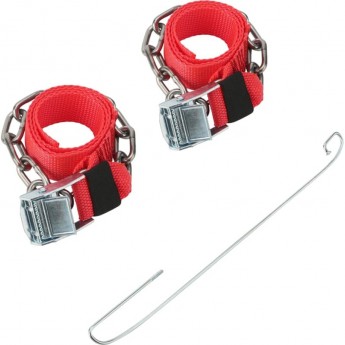 Цепи (браслеты) противоскольжения REXANT для легковых автомобилей, однорядные, 2 шт. Цепи (браслеты) противоскольжения REXANT для легковых автомобилей, однорядные, 2 шт.