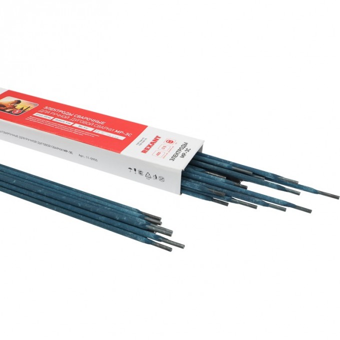 Электрод REXANT 450 мм MP-3C 5 мм 5 кг 11-0955 Электрод REXANT 450 мм MP-3C 5 мм 5 кг 11-0955