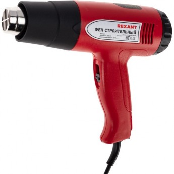 Фен строительный REXANT, 230 В/2000 Вт "STANDARD" с терморегулятором и дисплеем Фен строительный REXANT, 230 В/2000 Вт "STANDARD" с терморегулятором и дисплеем