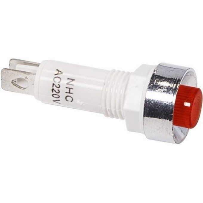Индикатор REXANT 10 220V c отражателем красный 36-4751 Индикатор REXANT 10 220V c отражателем красный 36-4751