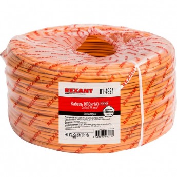 Кабель REXANT КПСНГ(А)-FRHF 2x2x0.75 мм² огнестойкий 200 м Кабель REXANT КПСНГ(А)-FRHF 2x2x0.75 мм² огнестойкий 200 м
