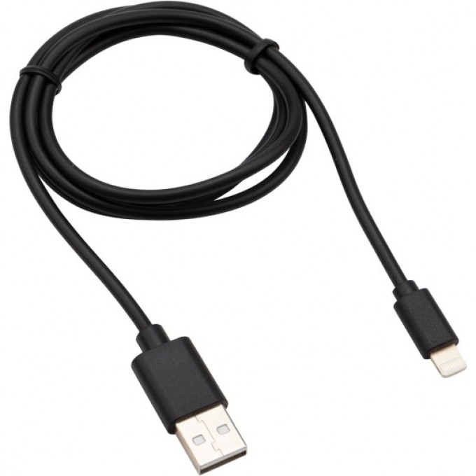 Кабель REXANT USB-Lightning 2 А пвх черный 18-7050 Кабель REXANT USB-Lightning 2 А пвх черный 18-7050