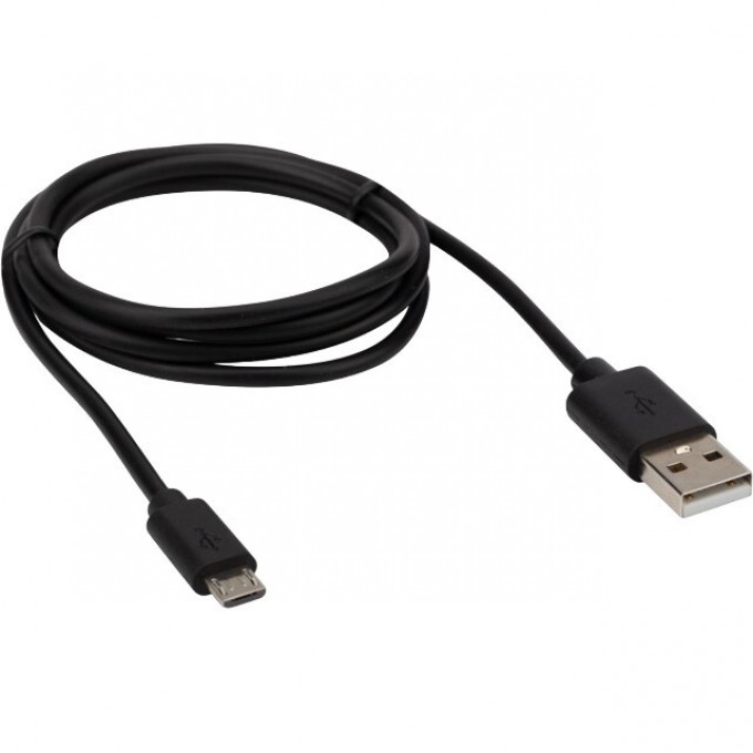 Кабель REXANT USB-micro USB/PVC 1 метр, черный 18-4268 Кабель REXANT USB-micro USB/PVC 1 метр, черный 18-4268