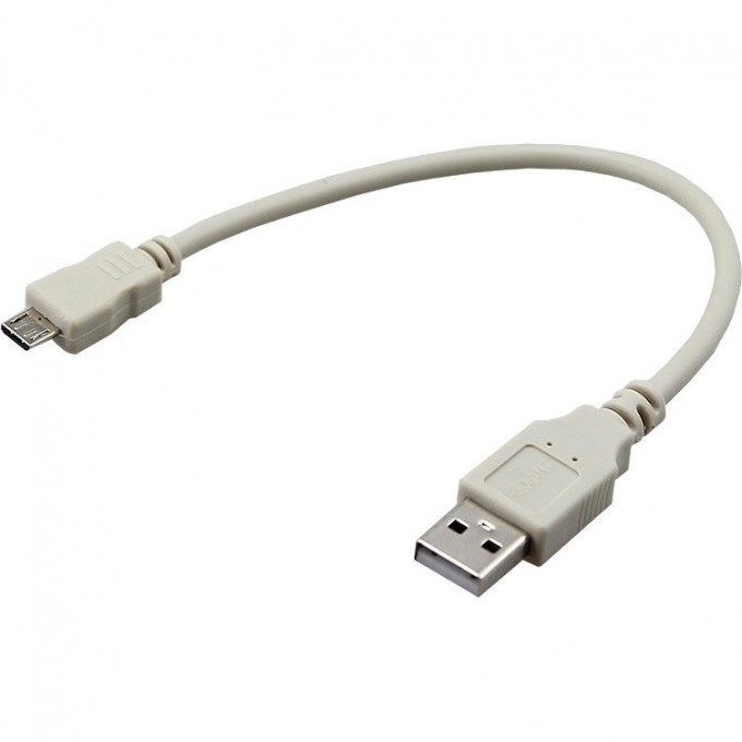 Кабель USB REXANT (штекер micro USB - штекер USB A) 0.2 метра, серый 18-1162 Кабель USB REXANT (штекер micro USB - штекер USB A) 0.2 метра, серый 18-1162