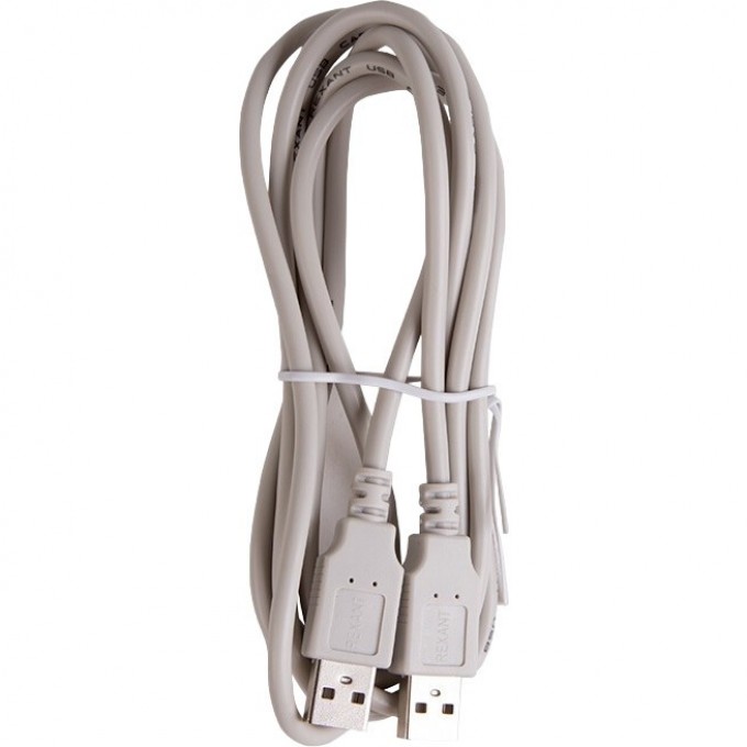 Кабель USB REXANT (штекер USB A - штекер USB A) 1.8 метра, серый 18-1144 Кабель USB REXANT (штекер USB A - штекер USB A) 1.8 метра, серый 18-1144