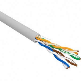 Кабель витая пара REXANT PRO U/UTP, CAT 5e, PVC, 4х2х0,52 мм, 24AWG, INDOOR, SOLID, серый, 305 м Кабель витая пара REXANT PRO U/UTP, CAT 5e, PVC, 4х2х0,52 мм, 24AWG, INDOOR, SOLID, серый, 305 м