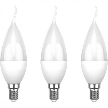 Лампа светодиодная REXANT СВЕЧА НА ВЕТРУ (CW) 7.5 Вт E14 713 Лм 2700 K теплый свет (3 шт./уп.) Лампа светодиодная REXANT СВЕЧА НА ВЕТРУ (CW) 7.5 Вт E14 713 Лм 2700 K теплый свет (3 шт./уп.)