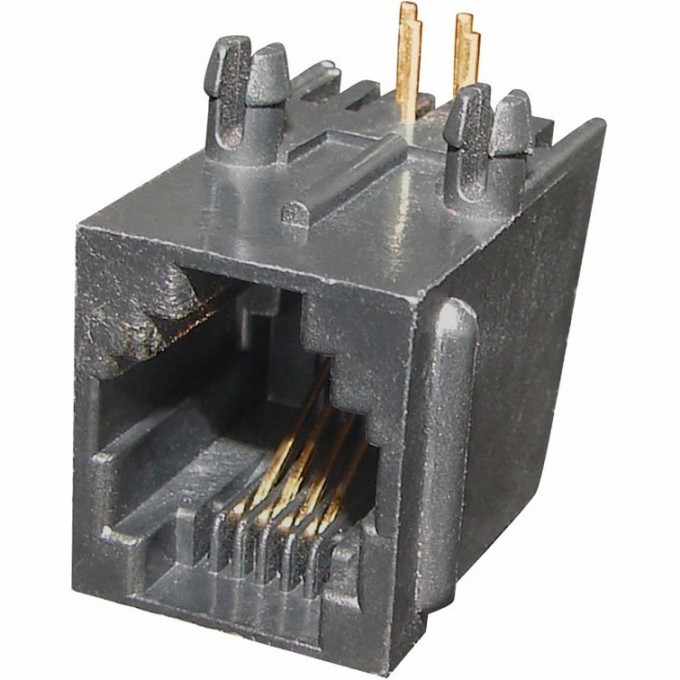 Модуль REXANT KEYSTONE JACK RJ-12(6P4C) FTP экранированный на плату 05-1113 Модуль REXANT KEYSTONE JACK RJ-12(6P4C) FTP экранированный на плату 05-1113
