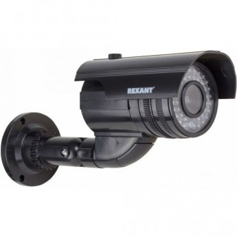 Муляж камеры REXANT уличный, цилиндрический, черный Муляж камеры REXANT уличный, цилиндрический, черный