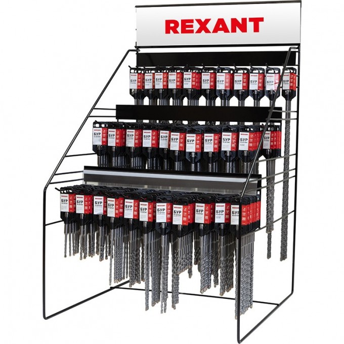 Набор буров по бетону REXANT СТАНДАРТ 249 шт. + стенд 91-0405-11 Набор буров по бетону REXANT СТАНДАРТ 249 шт. + стенд 91-0405-11