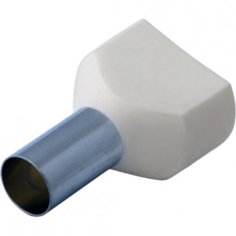 Наконечник штыревой REXANT втулочный изолированный F-14 мм 2х16 мм² (НШВи(2) 16-14/НГи2 16-14) слоновая кость Наконечник штыревой REXANT втулочный изолированный F-14 мм 2х16 мм² (НШВи(2) 16-14/НГи2 16-14) слоновая кость