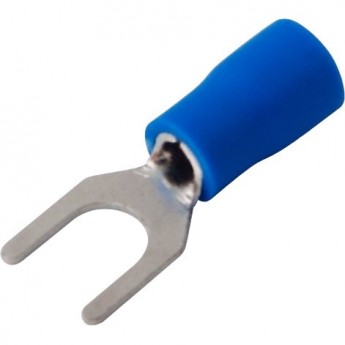 Наконечник вилочный REXANT изолированный 5.3 мм 1.5-2.5 мм² (НВи 2.5-5/НВи 2-5) синий Наконечник вилочный REXANT изолированный 5.3 мм 1.5-2.5 мм² (НВи 2.5-5/НВи 2-5) синий