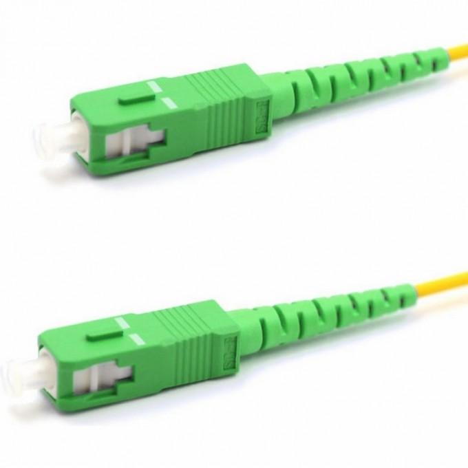 Патч-корд REXANT 9/125 (OS2) SC/APC-SC/APC LSZH оптический соединительный 10м 50-2026 Патч-корд REXANT 9/125 (OS2) SC/APC-SC/APC LSZH оптический соединительный 10м 50-2026