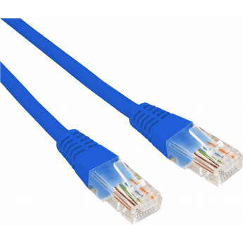 Патч-корд REXANT U/UTP 6, RJ45-RJ45, неэкранированный, 26AWG, LSZH, синий, 0.3 м