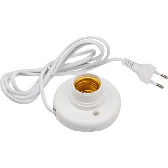 Патрон REXANT E27 пластиковый с удлинительным шнуром 1.5 м