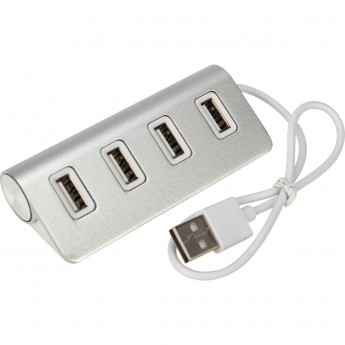 Разветвитель REXANT 4 USB-port серебристый