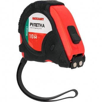 Рулетка измерительная REXANT ПРОФИ прорезиненный корпус, магнитная, 10м х 25мм Рулетка измерительная REXANT ПРОФИ прорезиненный корпус, магнитная, 10м х 25мм