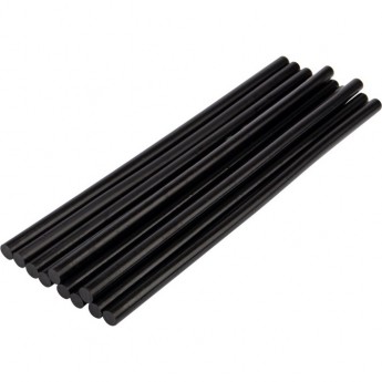Стержни клеевые REXANT Ø7 мм, 200 мм, черные (10 шт/уп), хедер