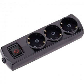 Удлинитель REXANT PREMIUM 3 гнезда, 5м, 3х1,5мм², с/з, с выключателем, черный Удлинитель REXANT PREMIUM 3 гнезда, 5м, 3х1,5мм², с/з, с выключателем, черный